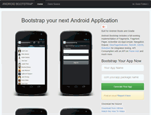 Tablet Screenshot of androidbootstrap.com